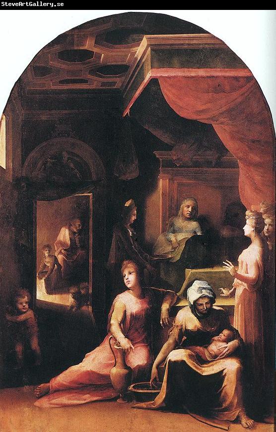 BECCAFUMI, Domenico Birth of the Virgin dfgf